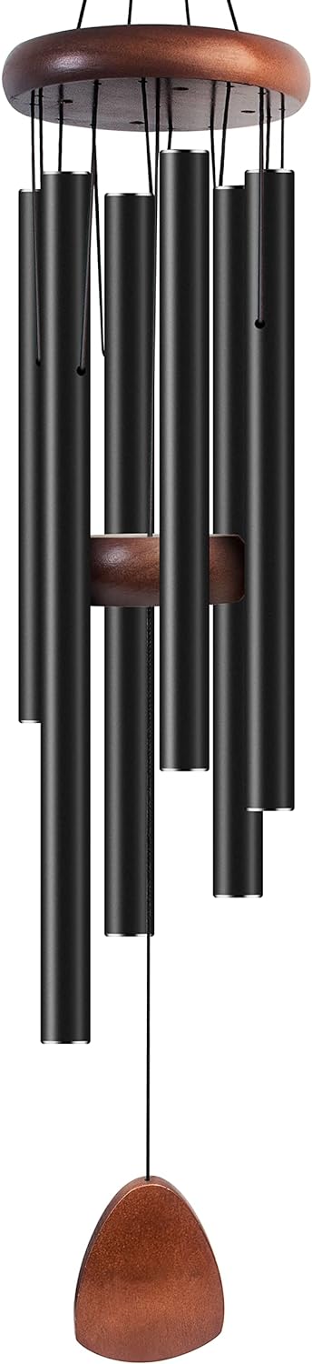 Bursvik Large Aluminum Classic Wind Chimes 37" Inches to Create a Soothing & Relaxing Zen Atmosphere - Suitable for Outdoor, Garden, Patio Decoration. - Avenue Treasures