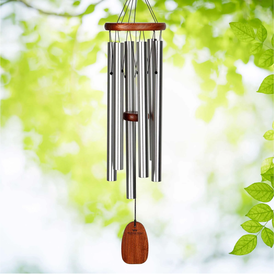 Woodstock Windchimes - 24"L Wind Chimes of Comfort for Garden / Patio / Outdoor Décor - Avenue Treasures