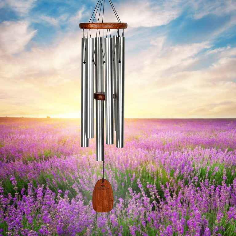 Woodstock Windchimes - 24"L Wind Chimes of Comfort for Garden / Patio / Outdoor Décor. - Avenue Treasures