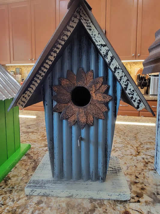 Elegant Colorful Birdhouses, Uniquely Designed by Artisans Cottage Style Bird Houses - Avenue Treasures