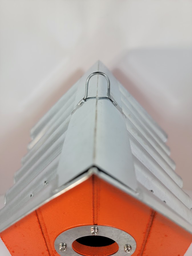 Tin Roof Wooden Outdoor Birdhouse - Cedar Wood & Metal - Home Garden Yard Bird House Decor (Copy) - Avenue Treasures