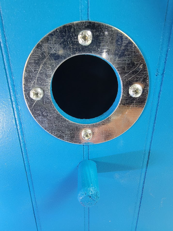 Tin Roof Wooden Outdoor Birdhouse - Cedar Wood & Metal - Home Garden Yard Bird House Decor