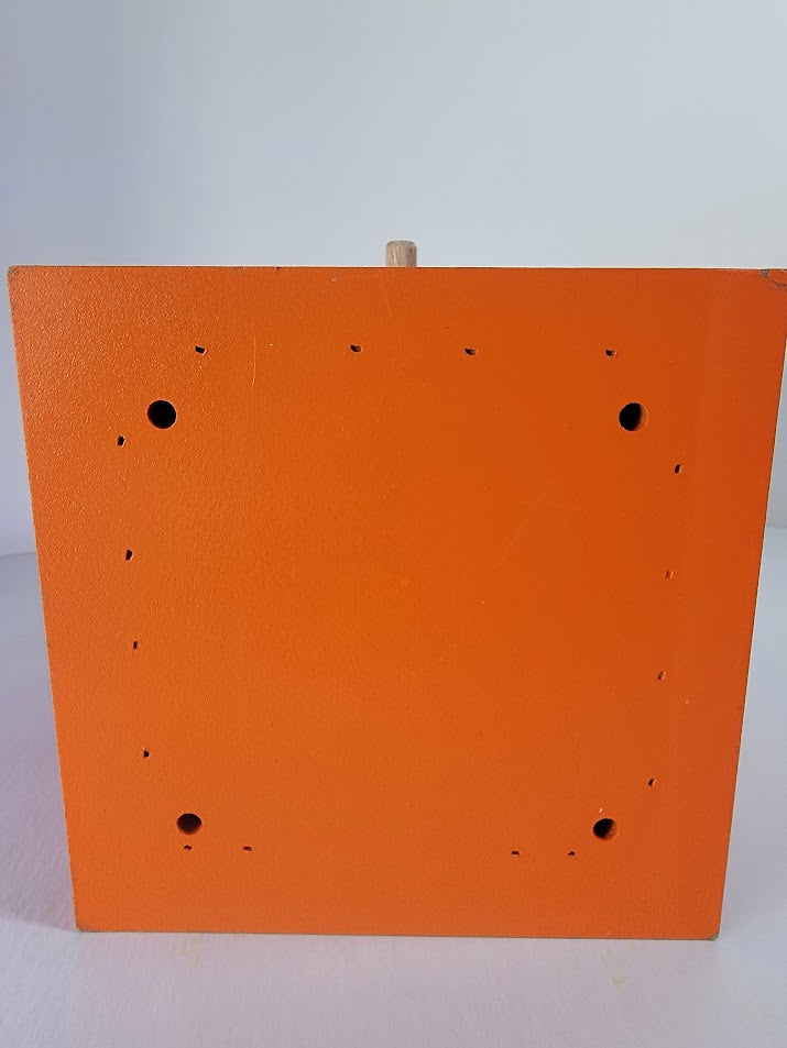 Tin Roof Wooden Outdoor Birdhouse - Cedar Wood & Metal - Home Garden Yard Bird House Decor