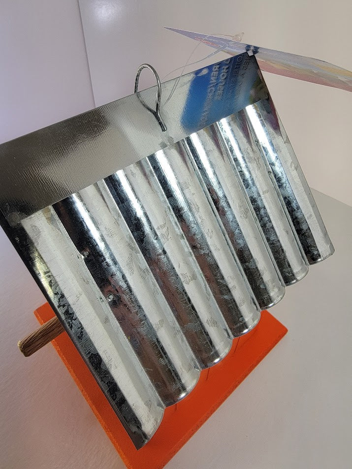 Tin Roof Wooden Outdoor Birdhouse - Cedar Wood & Metal - Home Garden Yard Bird House Decor