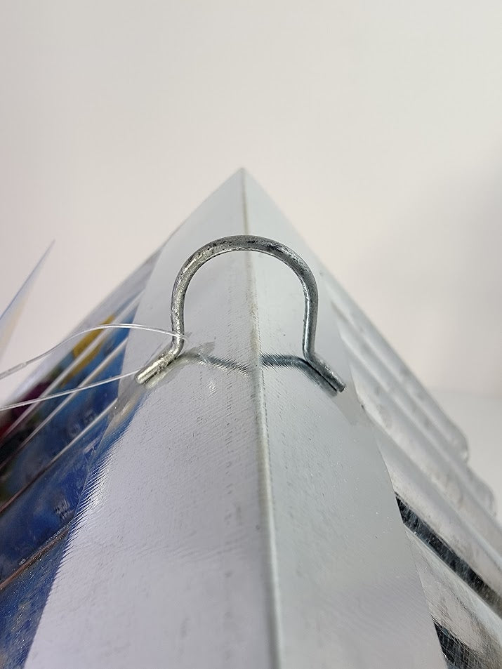 Tin Roof Wooden Outdoor Birdhouse - Cedar Wood & Metal - Home Garden Yard Bird House Decor