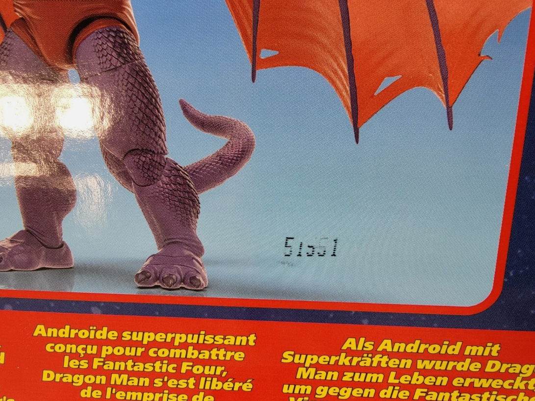 Marvel Legends - Fantastic Four Dragon Man 10" Action Figure Toy Super Hero Rare Collectible Limited Edition Disney Toys