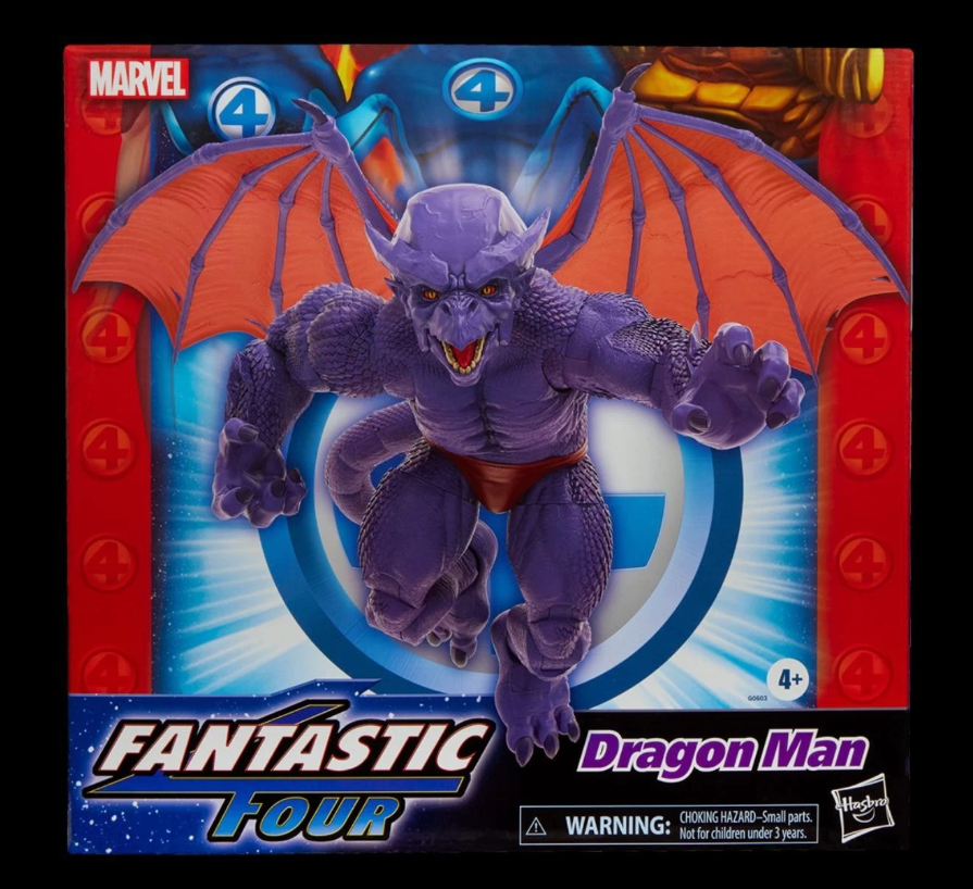 Marvel Legends - Fantastic Four Dragon Man 10" Action Figure Toy Super Hero Rare Collectible Limited Edition Disney Toys