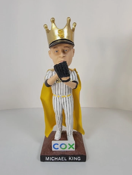 San Diego Padres - Michael King Bobblehead Pitching Figure - MLB Baseball Player Rare Collectibles