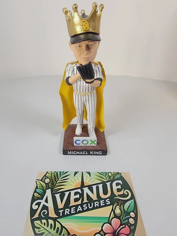 San Diego Padres - Michael King Bobblehead Pitching Figure - MLB Baseball Player Rare Collectibles