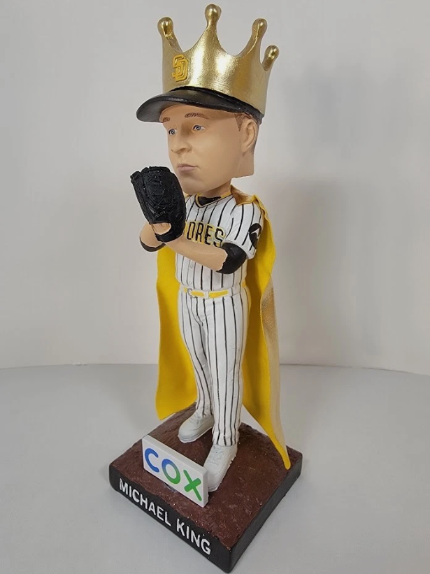 San Diego Padres - Michael King Bobblehead Pitching Figure - MLB Baseball Player Rare Collectibles