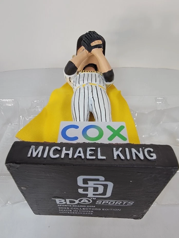 San Diego Padres - Michael King Bobblehead Pitching Figure - MLB Baseball Player Rare Collectibles