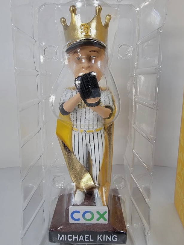 San Diego Padres - Michael King Bobblehead Pitching Figure - MLB Baseball Player Rare Collectibles