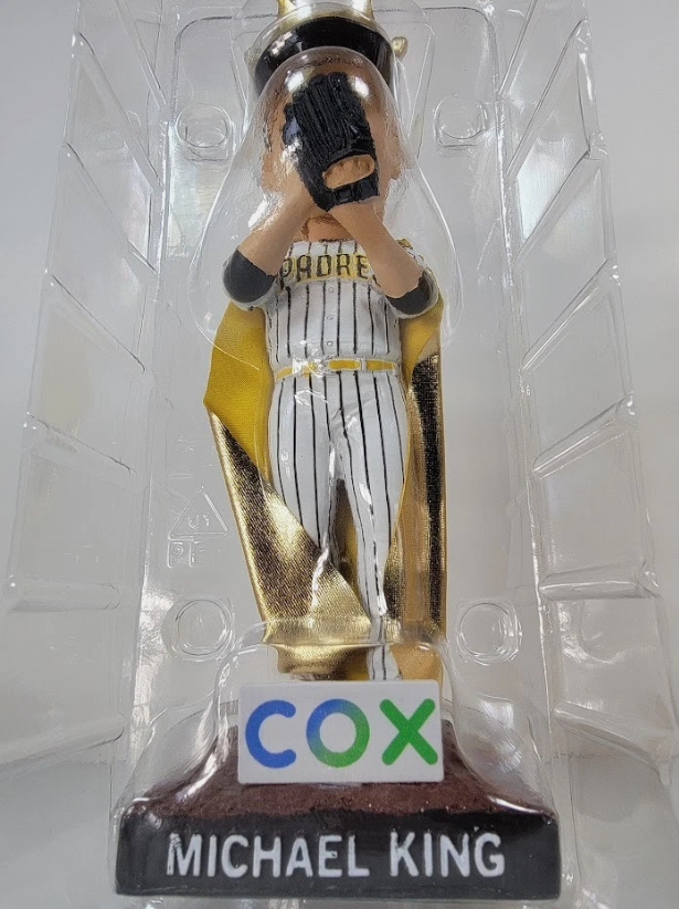 San Diego Padres - Michael King Bobblehead Pitching Figure - MLB Baseball Player Rare Collectibles