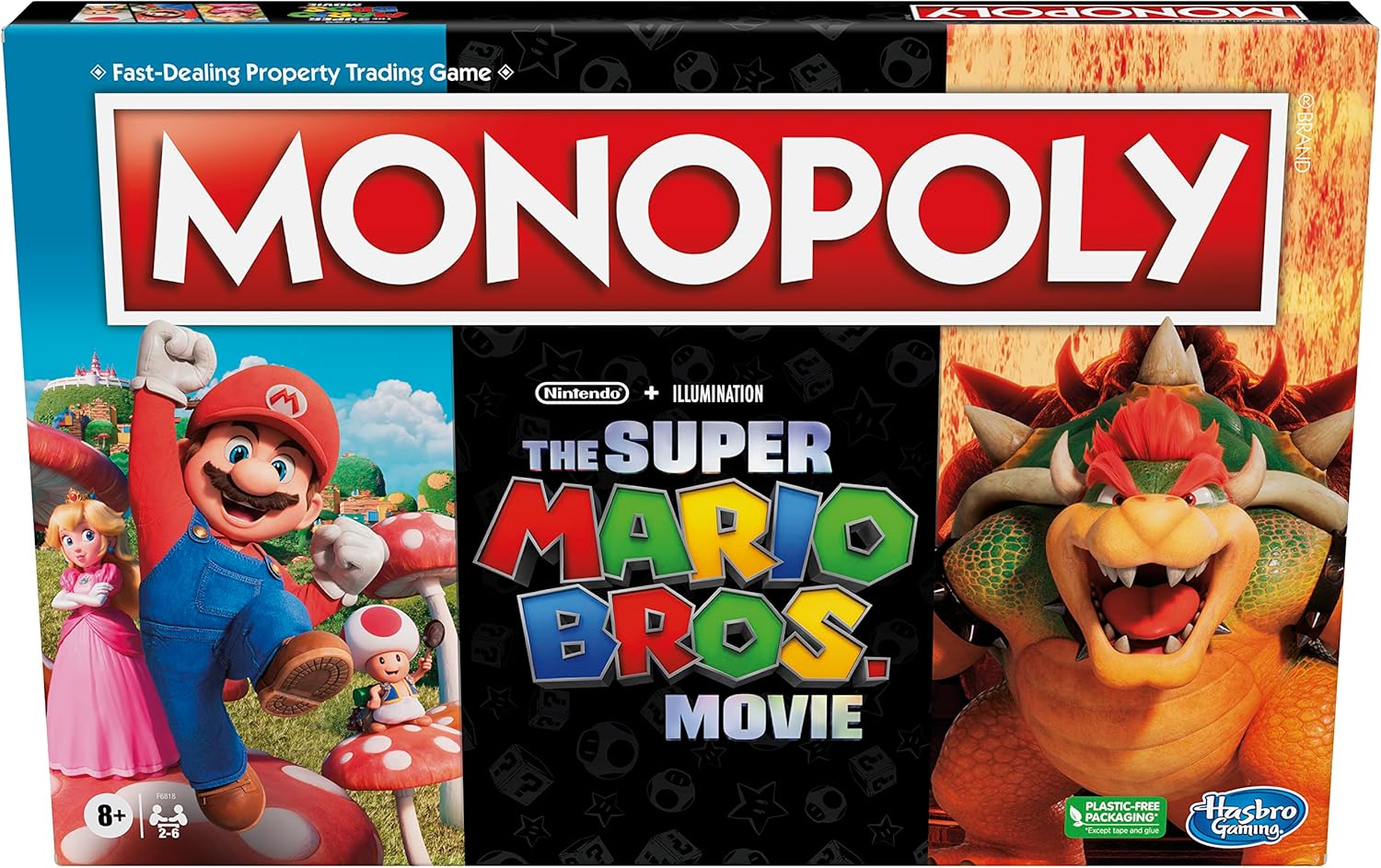 Monopoly - The Super Mario Bros. Movie Edition Kids Board Game. - Avenue Treasures