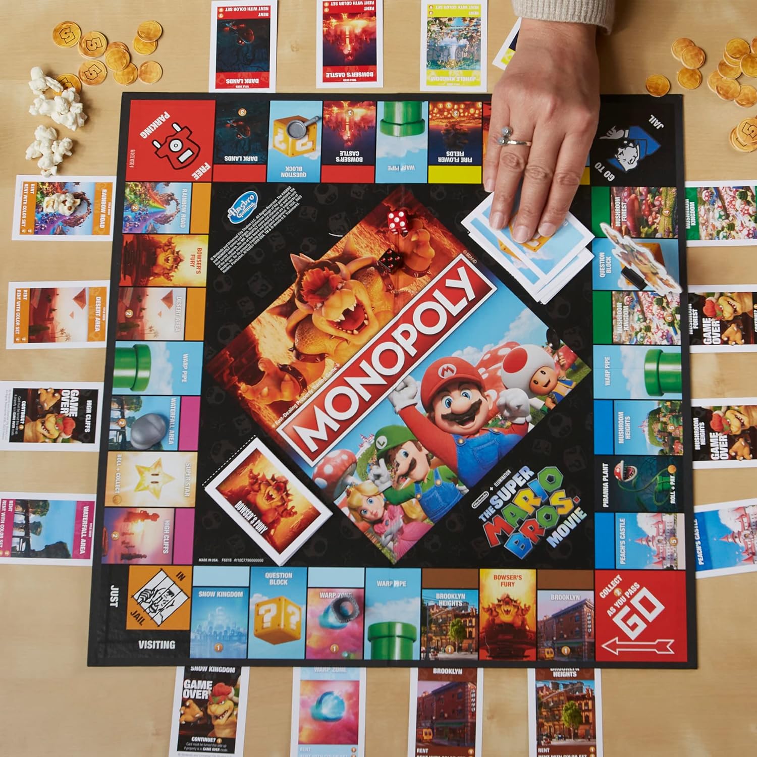 Monopoly - The Super Mario Bros. Movie Edition Kids Board Game. - Avenue Treasures